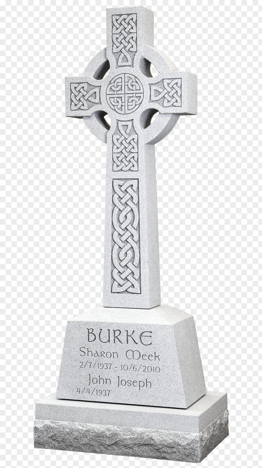 Cemetery Headstone High Cross Celtic PNG