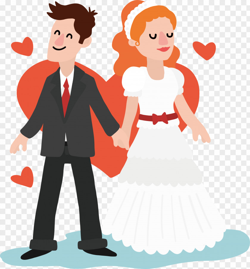 Love Design For Men And Women Wedding Invitation Bridegroom PNG