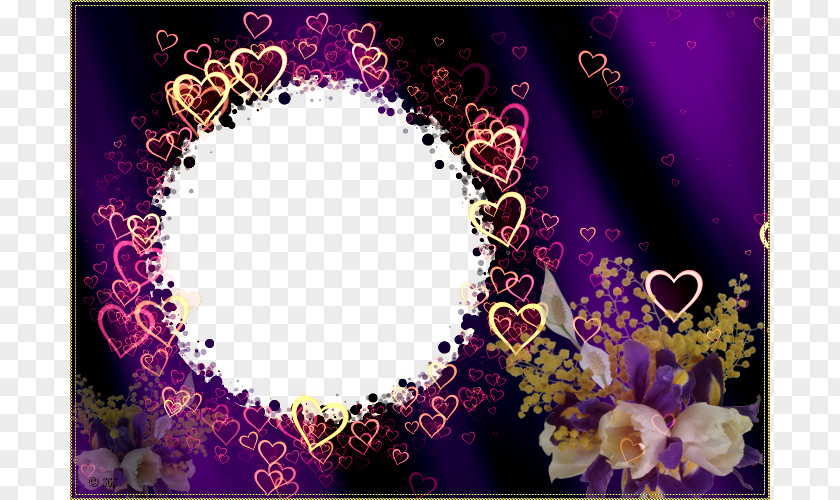 Round Frame Graphic Design PhotoScape PNG