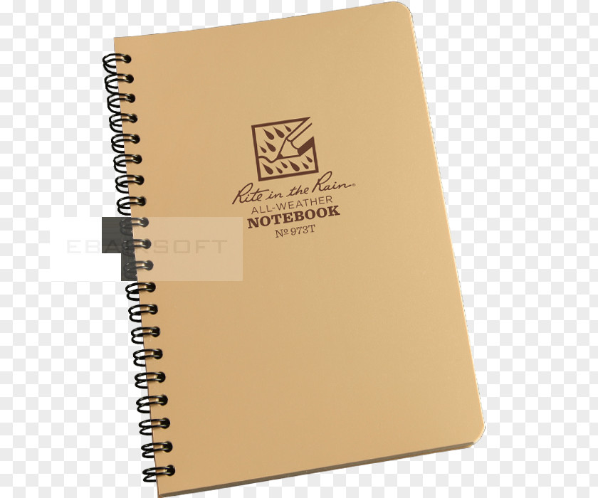 Spiral Notebook Paper Wire Binding Bookbinding Rite In The Rain PNG