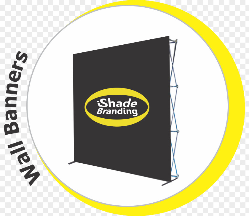 Banner Shading Brand Logo Marketing PNG