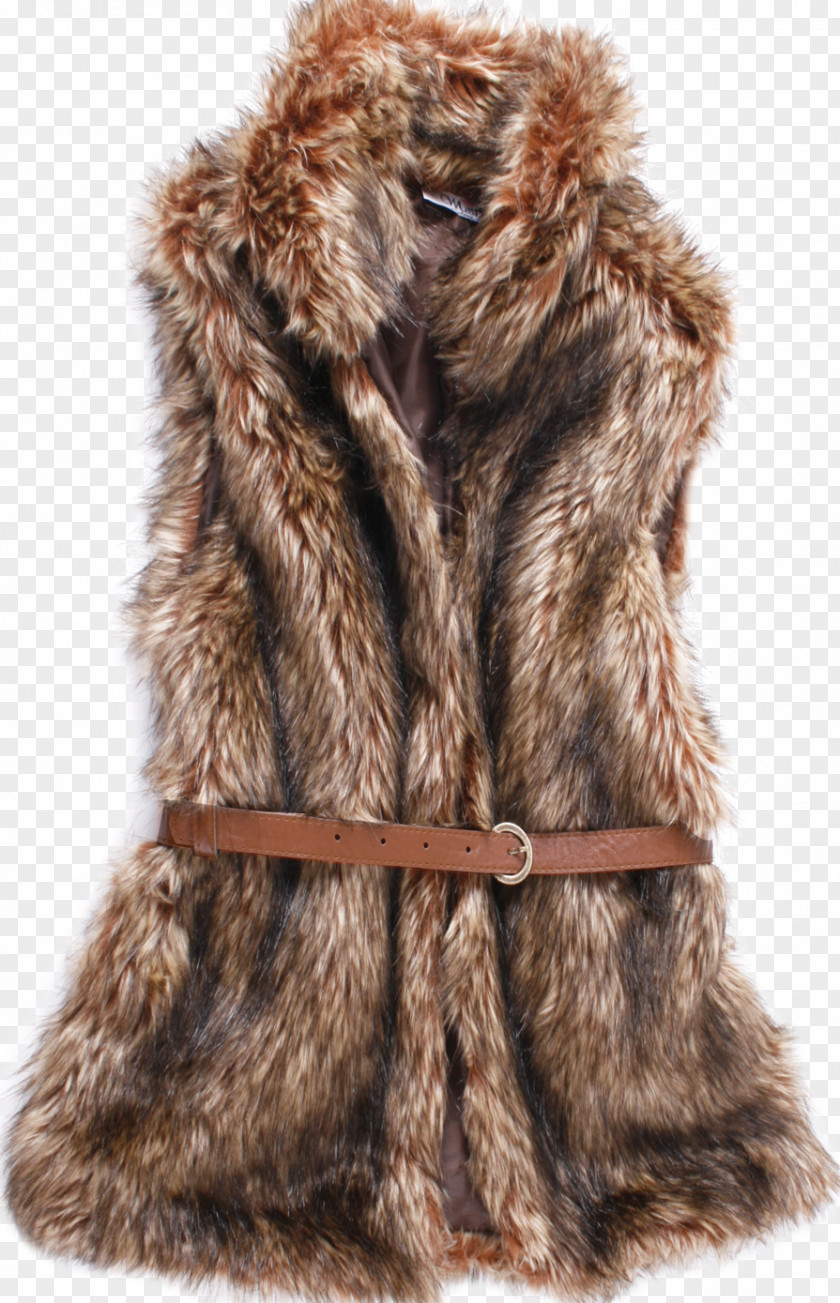 Fur Gray Wolf Waistcoat Cardigan Bell-bottoms PNG