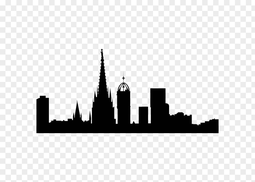 Skyline Barcelona Wall Decal Silhouette PNG