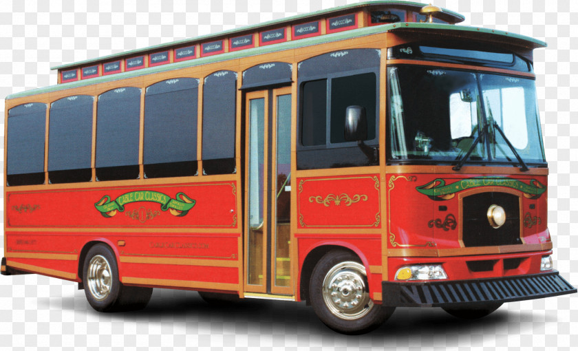 Trolly Bus Tram Vehicle Transport Limousine PNG