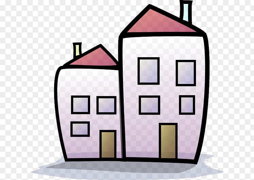 Home Cartoon House Building Clip Art PNG