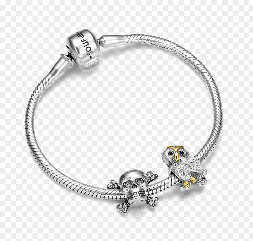 Jewellery Charm Bracelet Bangle Silver PNG