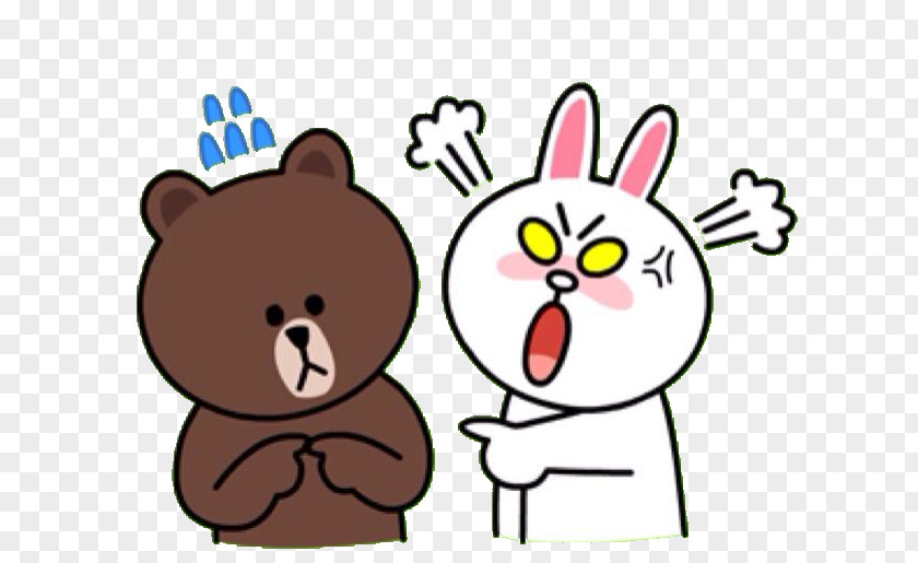 Line Friends Sticker Computer Art Club PNG