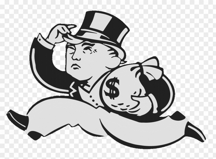 Tax Day Rich Uncle Pennybags Monopoly Board Game Party Coloring Book PNG