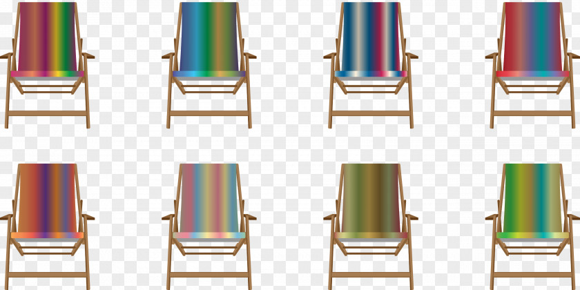 Vector Chair Euclidean Color Gradient PNG