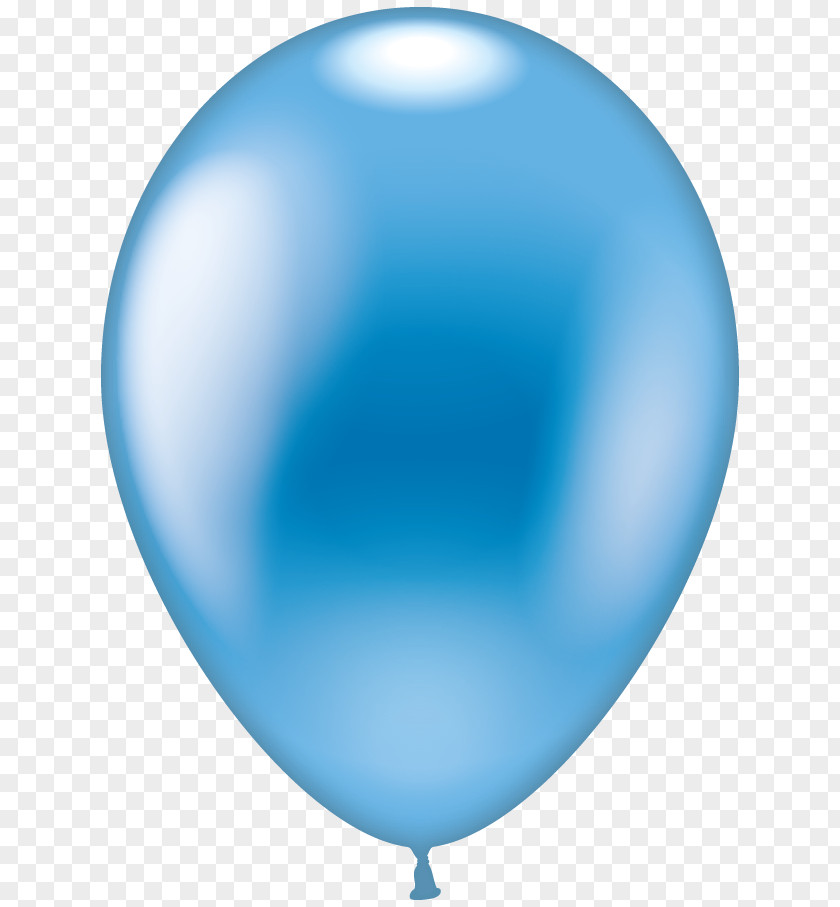 Balloon Powder Blue Latex Turquoise PNG