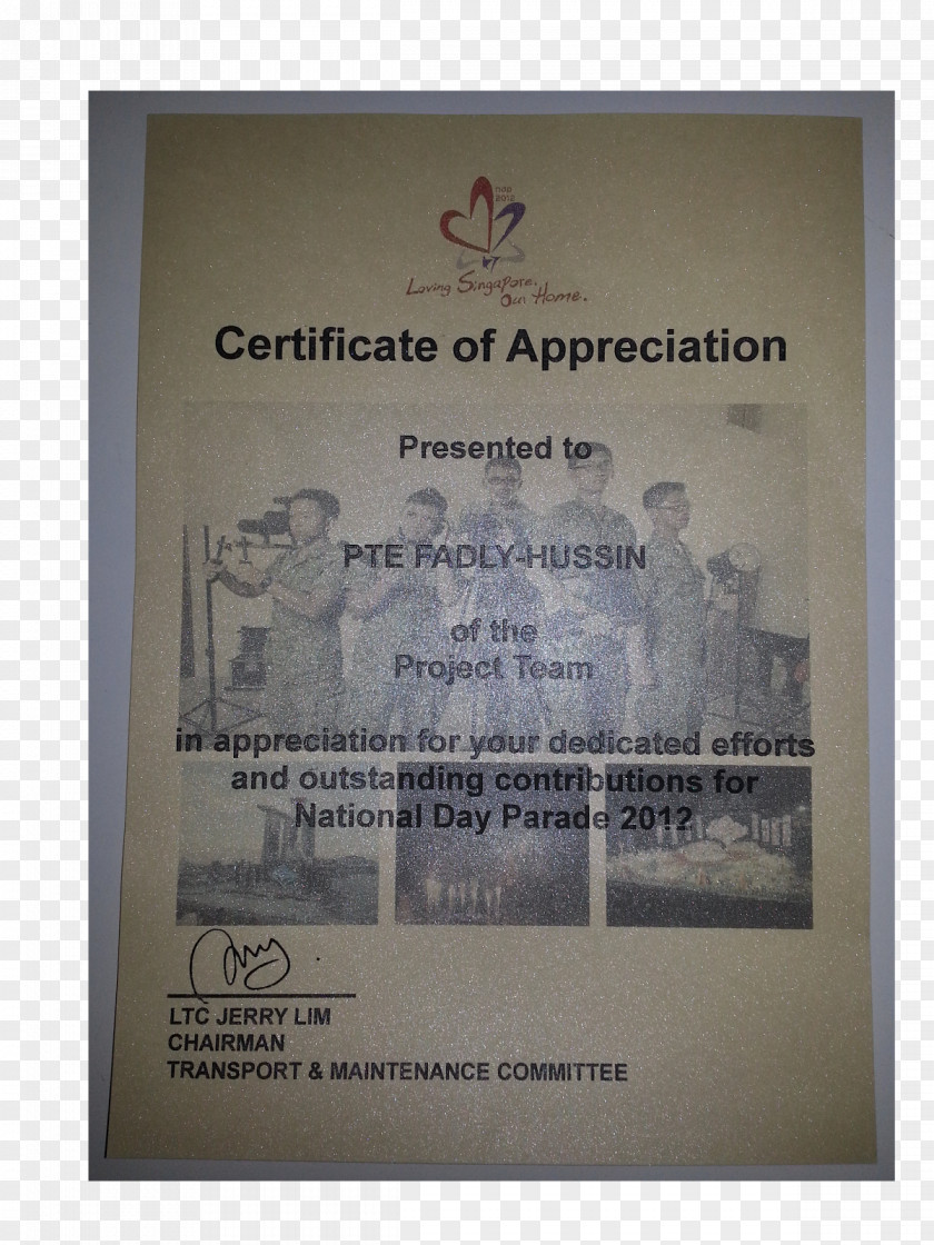 Certificate Of Appreciation Film Poster Information PNG