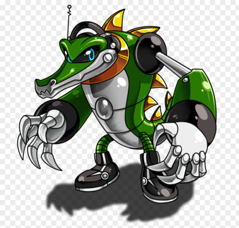 Metallic Vector The Crocodile Espio Chameleon Sonic Hedgehog Riders Metal PNG