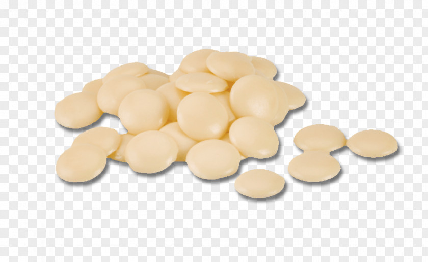 White Chocolate Buttons Cocoa Butter Bean PNG