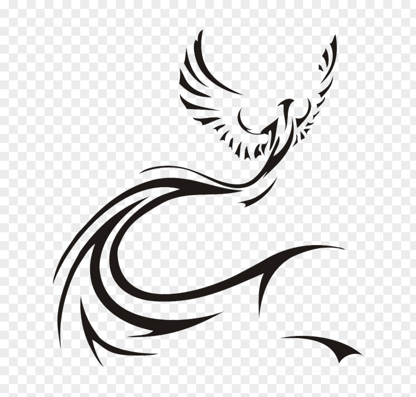 Phoenix Tattoo Bird Art PNG