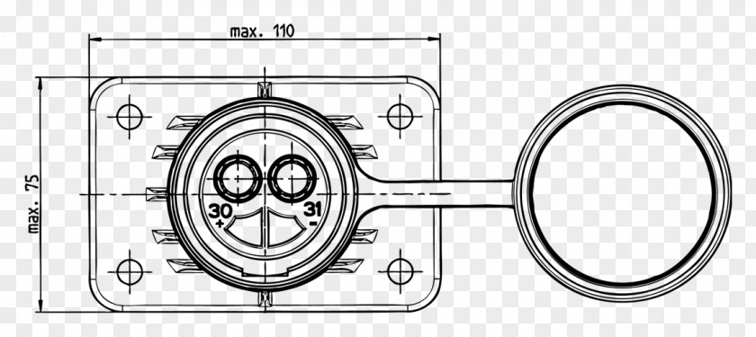 Product Drawing Door Handle Line PNG