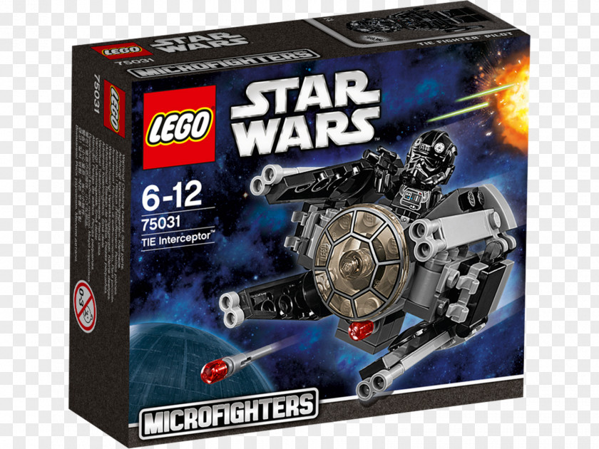 TIE Interceptor Lego Minifigure TIEStar Wars LEGO Star 75031 PNG