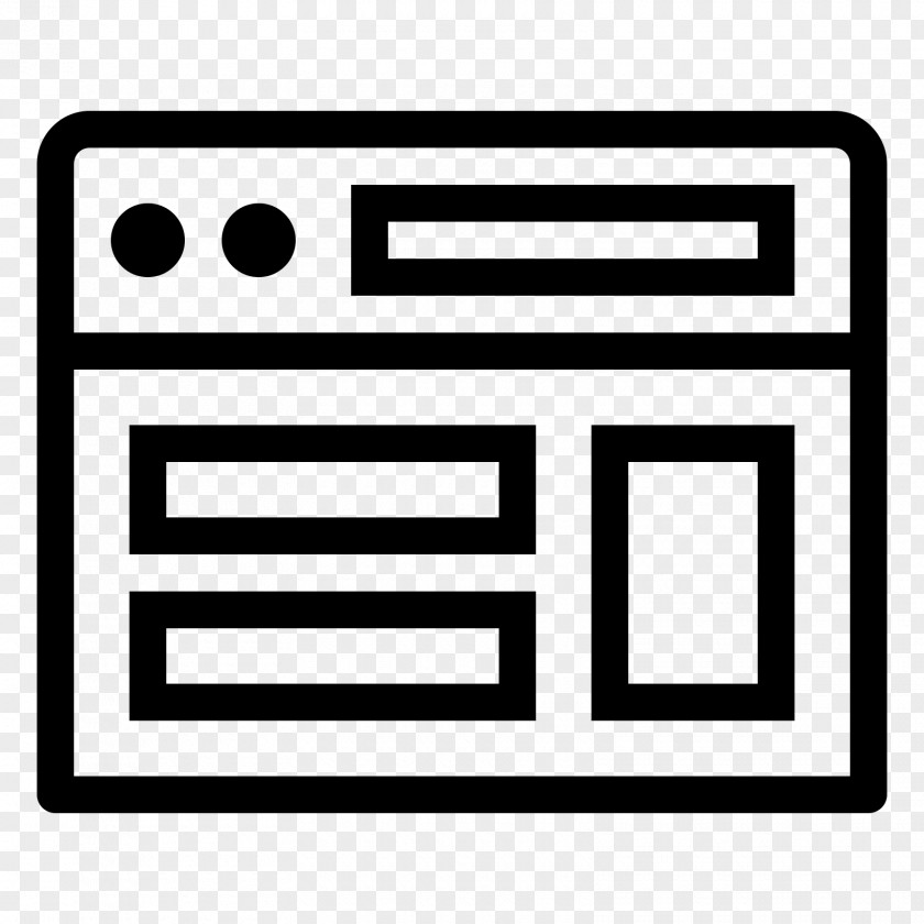 Website Page Layout Icon Design PNG