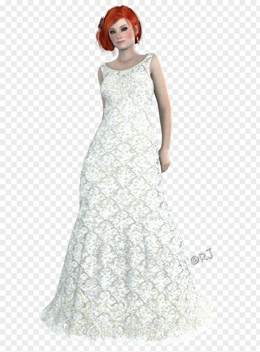 Dress Wedding Cocktail Party Gown PNG