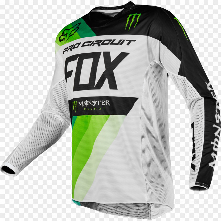 Cycling Jersey T-shirt Motocross Motorcycle Fox Racing PNG