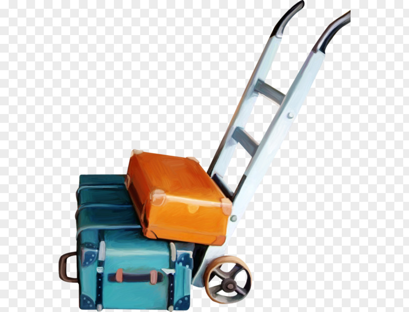 Luggage Cart Baggage Car Hand PNG
