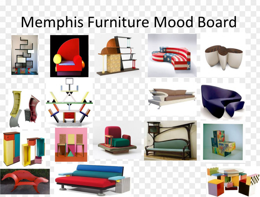 Mood Furniture Board Memphis Group Daybed PNG