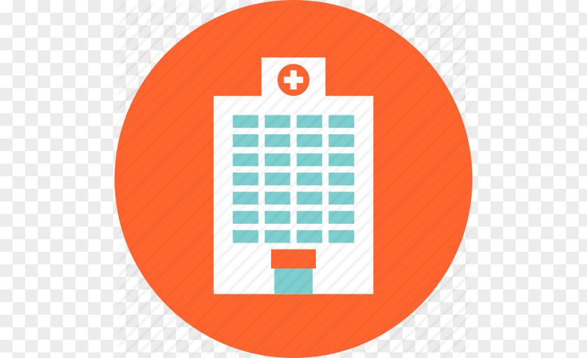 Orange Hospital Clinic Icon Medicine PNG