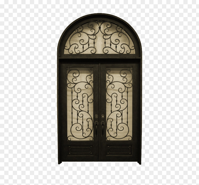 Window Iron Arch Sidelight Door PNG