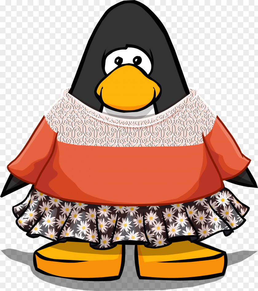 Blush Floral Club Penguin Chilly Willy Clip Art PNG