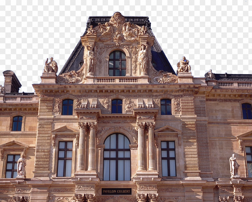Paris City Musxe9e Du Louvre Baroque Architecture Architectural Style Classical PNG
