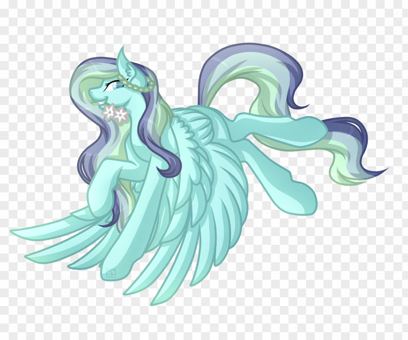 Tranquil Fairy Horse Marine Mammal Cartoon PNG