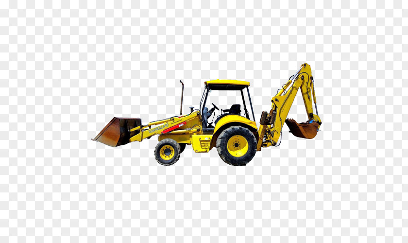 Backhoe Loader Tractor Toy Motor Vehicle Bulldozer PNG