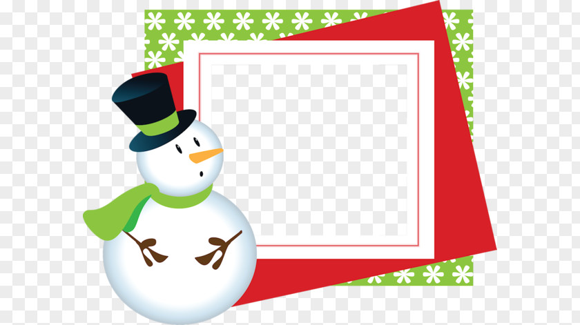Bota Border Snowman Christmas Day Card Image Santa Claus PNG