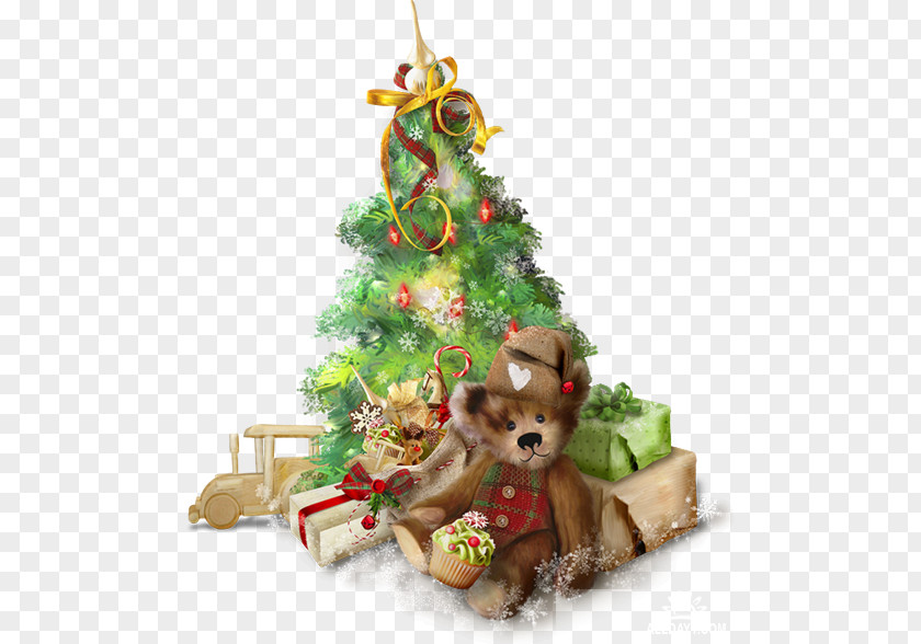 Christmas Tree Ornament Card Clip Art PNG