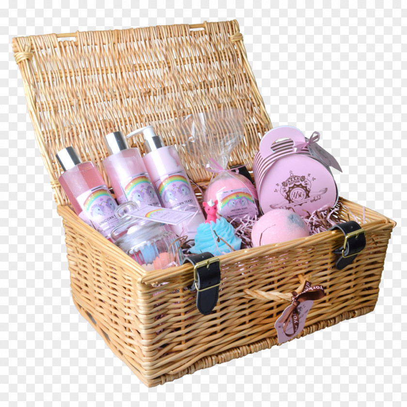 Cosmetics Unicorn Tears Food Gift Baskets Hamper Gin Liqueur Soap PNG