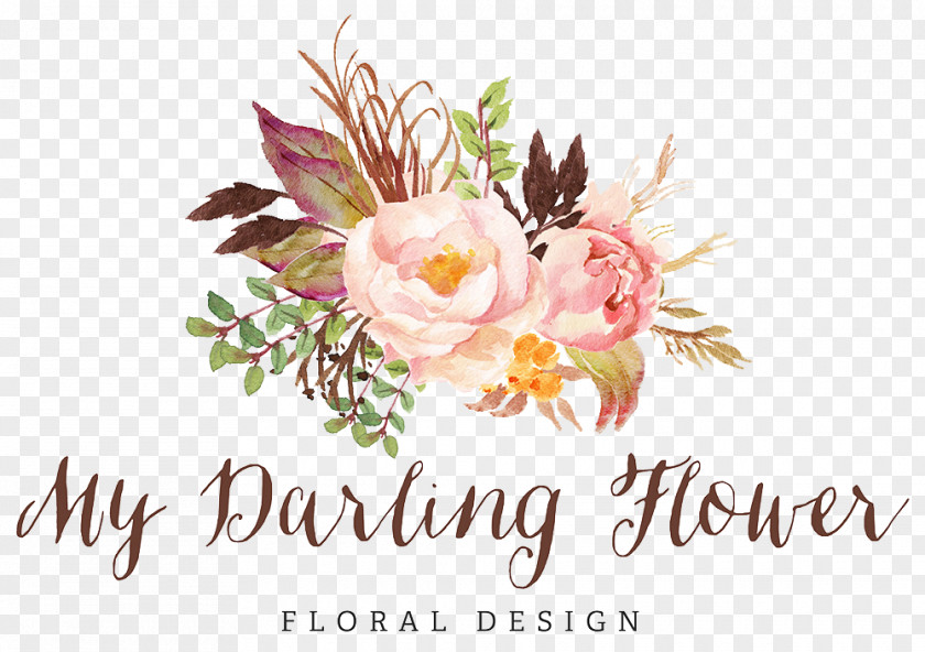 Floral Design Watercolor Painting Art PNG