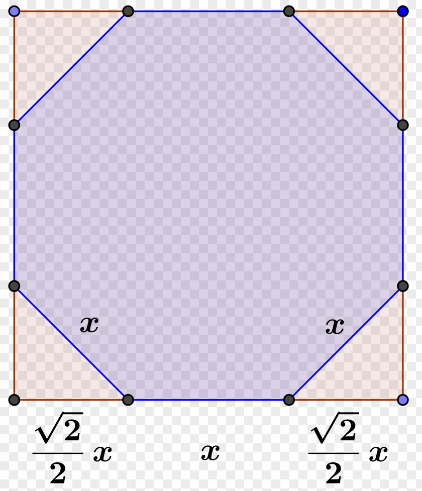 Four Corners Octagon Mathematics Square Angle Area PNG