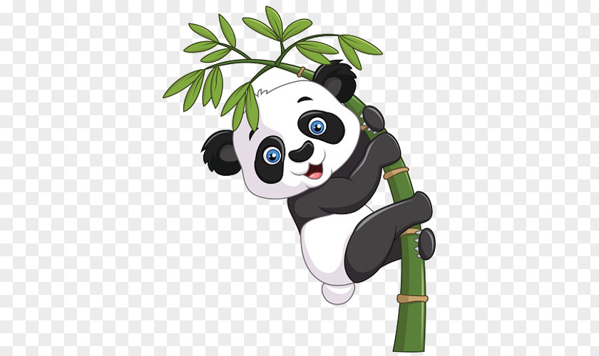 Giant Panda Bear Baby Pandas Clip ArtCute Vector Graphics Bamboo Illustration Art PNG