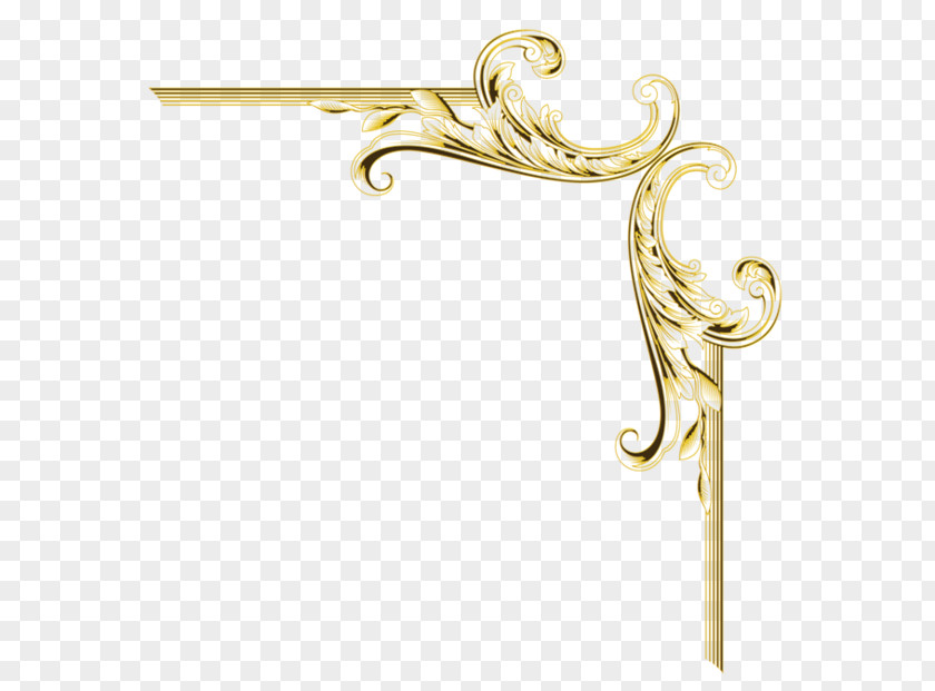 Gold Arabesque Deezer Flower PNG