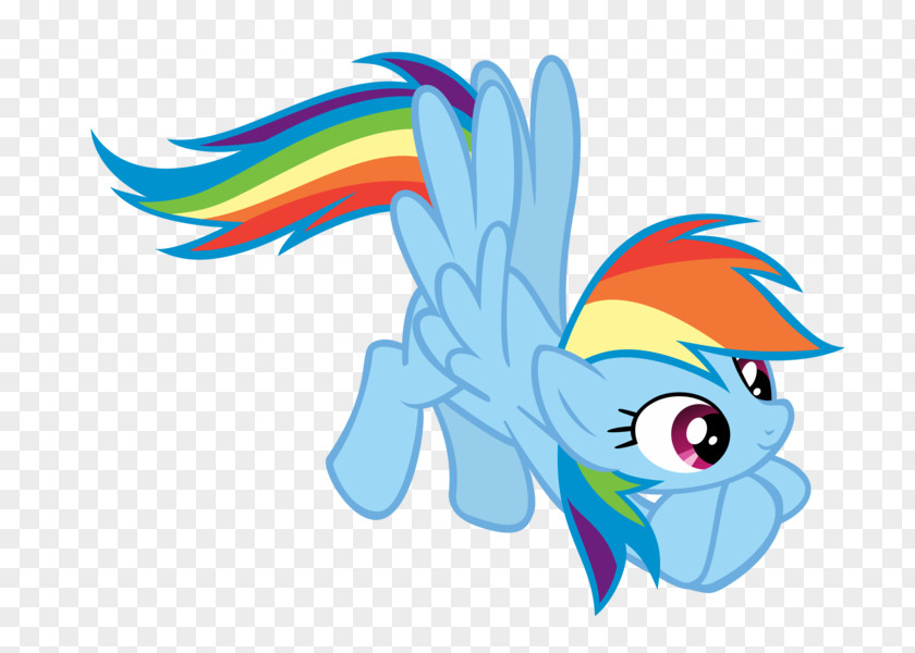 Horse Rainbow Dash Feather Clip Art PNG