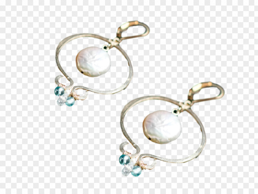 Jewellery Pearl Earring Pendant Silver PNG