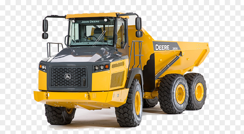 John Deere Dump Truck Tractor Heavy Machinery Construction PNG