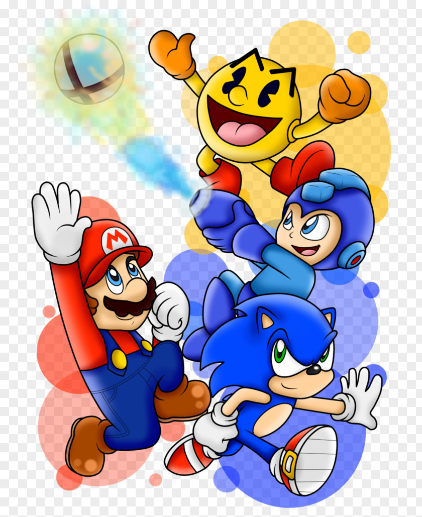 Megaman Mario & Sonic At The Olympic Games Pac-Man Vs. Rayman Legends PNG