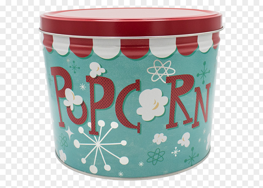 Popcorn Tin Box Can PNG