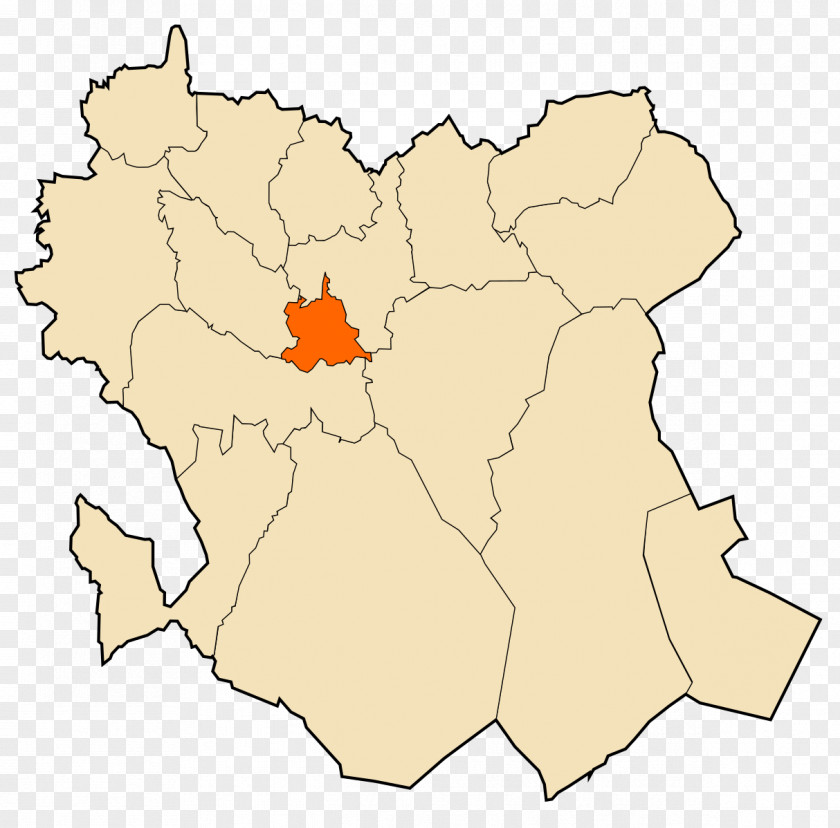 Saida Wilayah Districts Of Algeria El Hassasna Map PNG