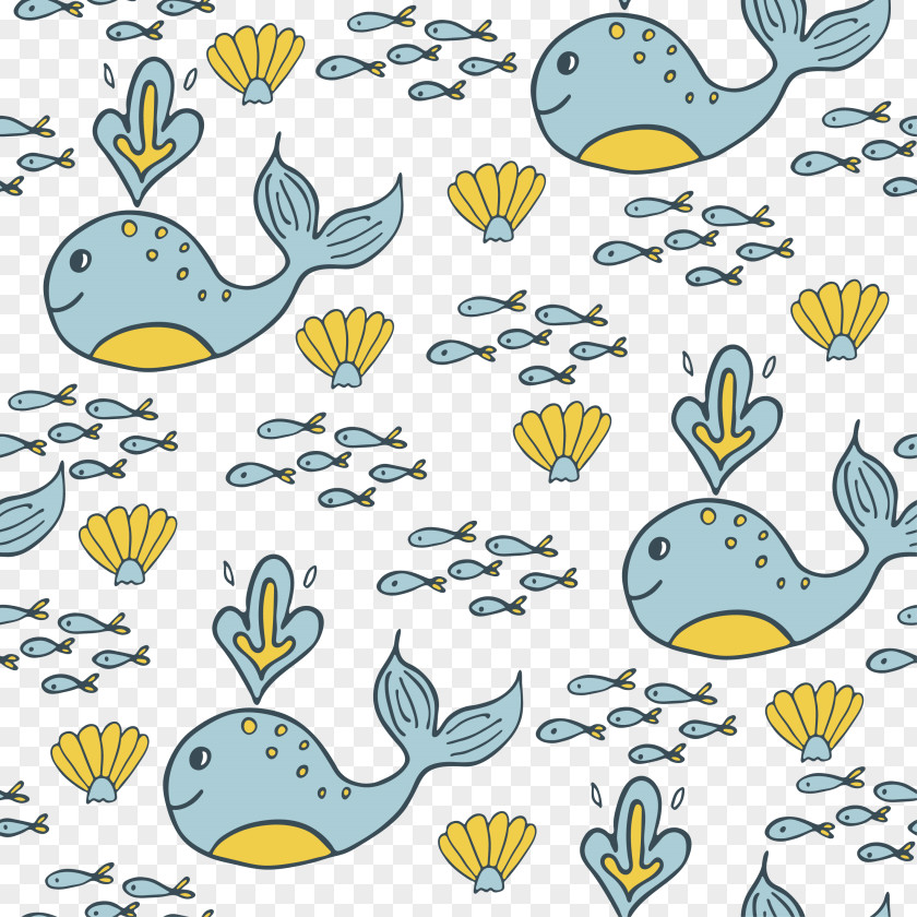 Vector Whale Cartoon Download Clip Art PNG