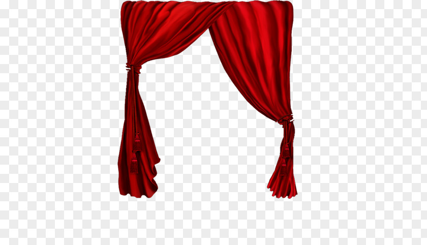 Curtain Clipart Maroon Silk PNG
