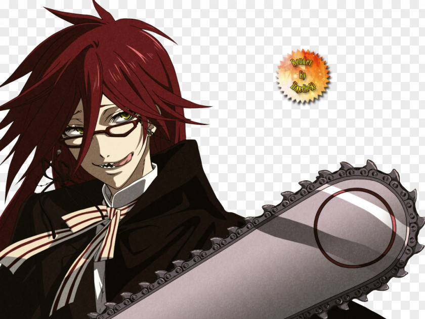 Grell Decor Ciel Phantomhive Sutcliff Sebastian Michaelis Black Butler PNG