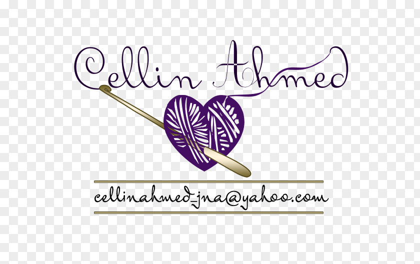 Handmade Works Logo Brand Crochet Font PNG