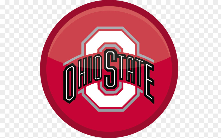 Ohio State Buckeyes Women's Track And Field Logo Brand RED.M Font PNG