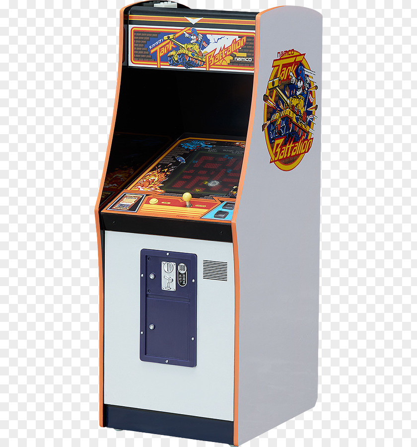 Phoenix Arcade Cabinet Ms. Pac-Man Galaga Galaxian Tank Battalion PNG